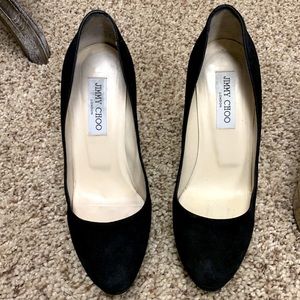 Jimmy Choo Black Suede Pump